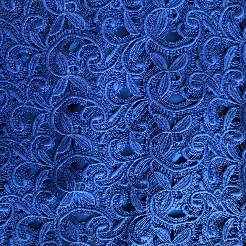 Zara Cobalt Lace Sheath Dress - Picture 9 of 15